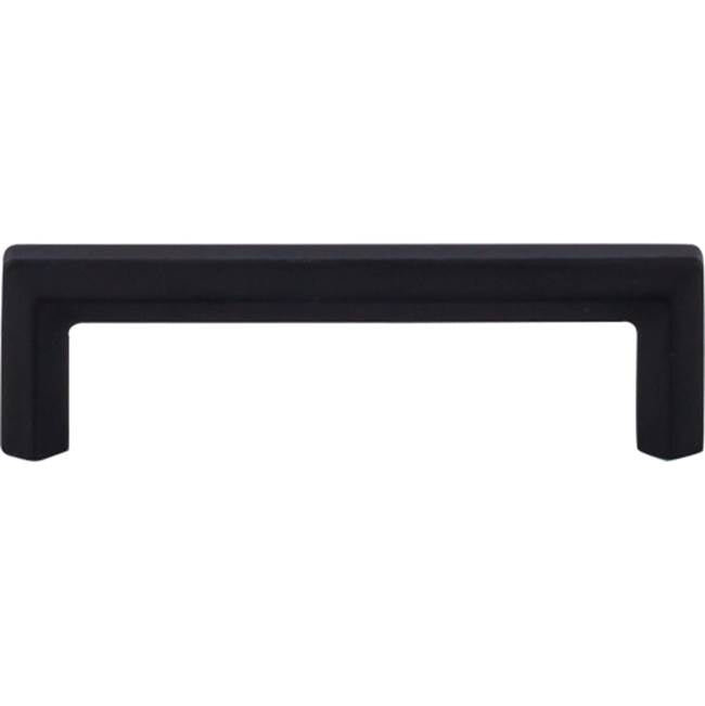 Top Knobs - Lydia Pull 3 3/4 Inch (c-c) Flat Black - Flat Black