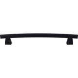 Top Knobs - Arched Appliance Pull 12 Inch (c-c) Flat Black - Flat Black