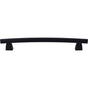 Top Knobs - Arched Appliance Pull 12 Inch (c-c) Flat Black - Flat Black