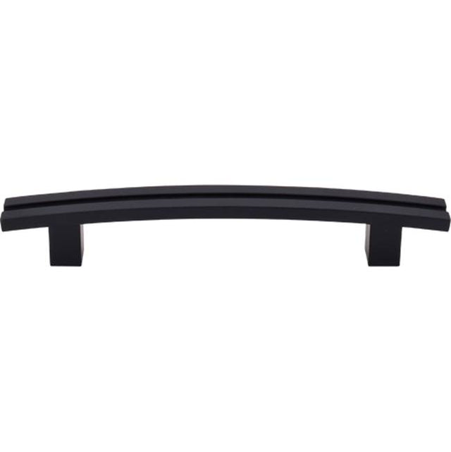 Top Knobs - Inset Rail Pull 5 Inch (c-c) Flat Black - Flat Black