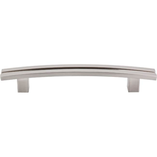 Top Knobs - Inset Rail Pull 5 Inch (c-c) Brushed Satin Nickel - Brushed Satin Nickel