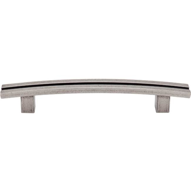 Top Knobs - Inset Rail Pull 5 Inch (c-c) Pewter Antique - Pewter Antique