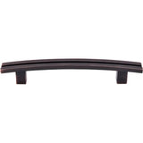 Top Knobs - Inset Rail Pull 5 Inch (c-c) Tuscan Bronze - Tuscan Bronze