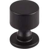 Top Knobs - Lily Knob 1 Inch Flat Black - Flat Black
