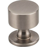 Top Knobs - Lily Knob 1 1/8 inch Brushed Satin Nickel - Brushed Satin Nickel