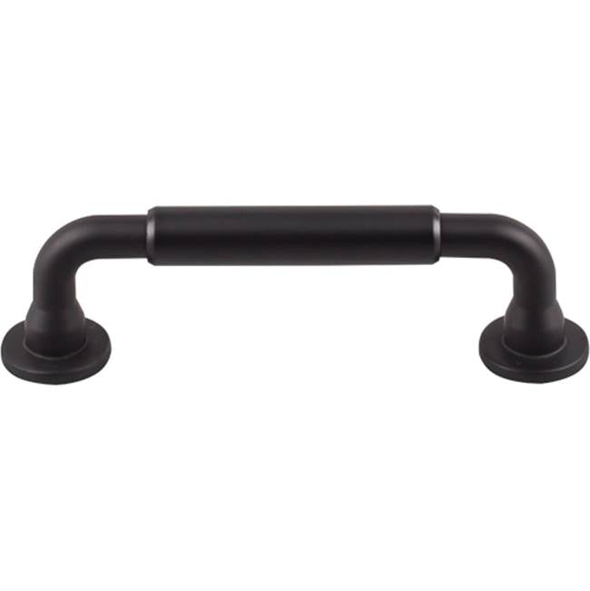 Top Knobs - Lily Pull 3 3/4 Inch (c-c) Flat Black - Flat Black