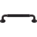 Top Knobs - Lily Pull 5 1/16 Inch (c-c) Flat Black - Flat Black