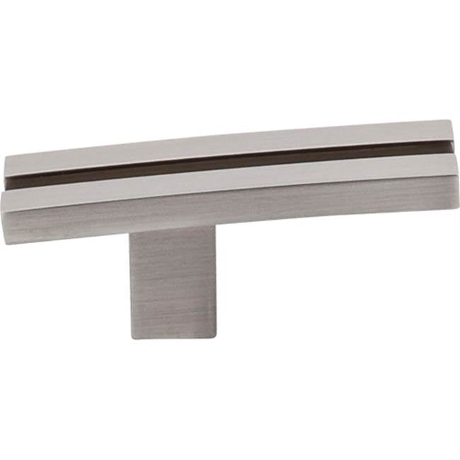Top Knobs - Inset Rail Knob 2 5/8 Inch Brushed Satin Nickel - Brushed Satin Nickel