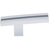 Top Knobs - Inset Rail Knob 2 5/8 Inch Polished Chrome - Polished Chrome