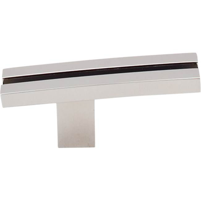 Top Knobs - Inset Rail Knob 2 5/8 Inch Polished Nickel - Polished Nickel