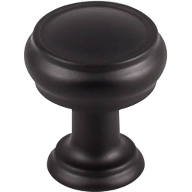 Top Knobs - Eden Knob 1 Inch Flat Black - Flat Black