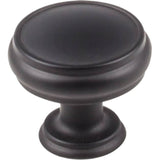 Top Knobs - Eden Knob 1 3/8 Inch Flat Black - Flat Black