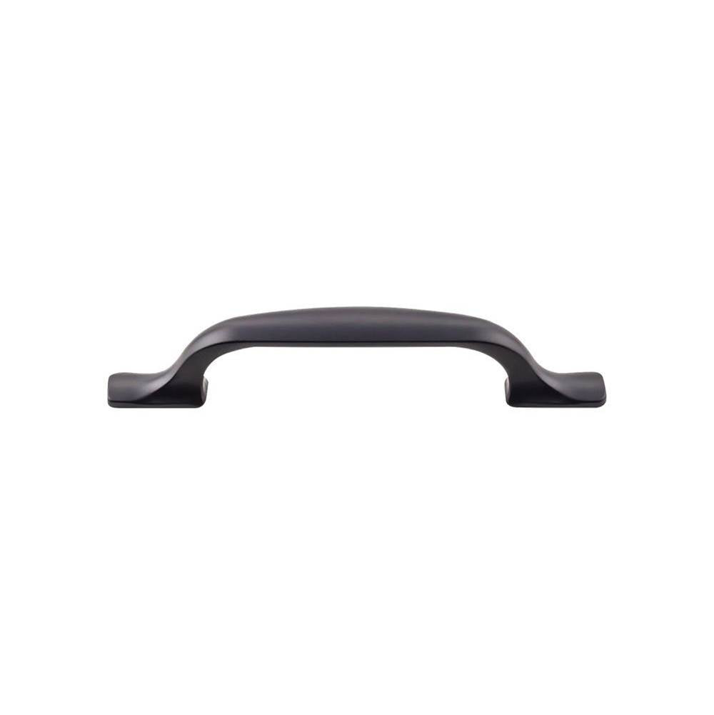 Top Knobs - Torbay Pull 3 3/4 Inch (c-c) Flat Black - Flat Black