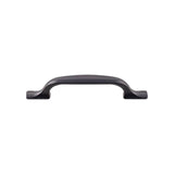 Top Knobs - Torbay Pull 3 3/4 Inch (c-c) Flat Black - Flat Black
