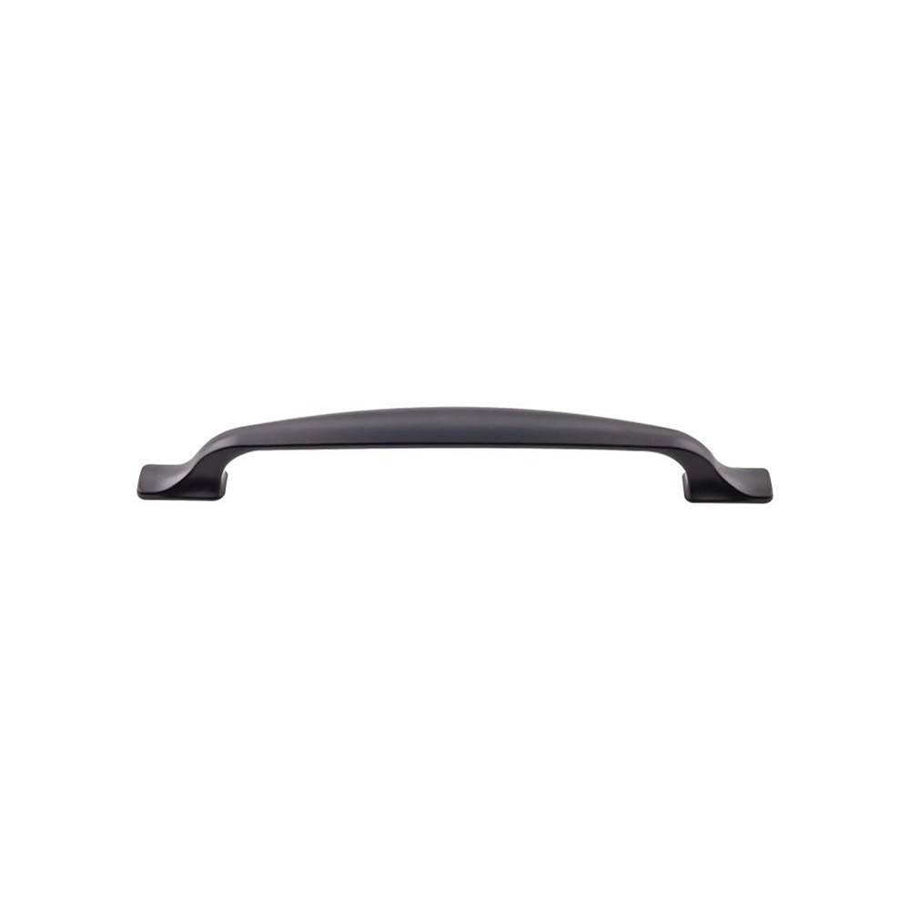 Top Knobs - Torbay Pull 6 5/16 Inch (c-c) Flat Black - Flat Black