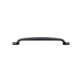 Top Knobs - Torbay Pull 7 9/16 Inch (c-c) Flat Black - Flat Black