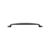 Top Knobs - Torbay Pull 8 13/16 Inch (c-c) Flat Black - Flat Black