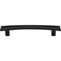 Top Knobs - Flared Pull 5 Inch (c-c) Flat Black - Flat Black