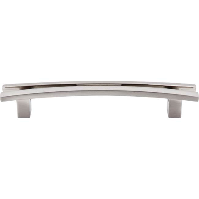 Top Knobs - Flared Pull 5 Inch (c-c) Brushed Satin Nickel - Brushed Satin Nickel