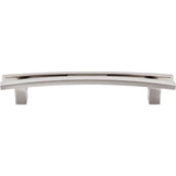 Top Knobs - Flared Pull 5 Inch (c-c) Brushed Satin Nickel - Brushed Satin Nickel
