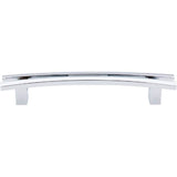 Top Knobs - Flared Pull 5 Inch (c-c) Polished Chrome - Polished Chrome