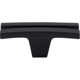 Top Knobs - Flared Knob 2 5/8 Inch Flat Black - Flat Black