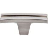 Top Knobs - Flared Knob 2 5/8 Inch Brushed Satin Nickel - Brushed Satin Nickel