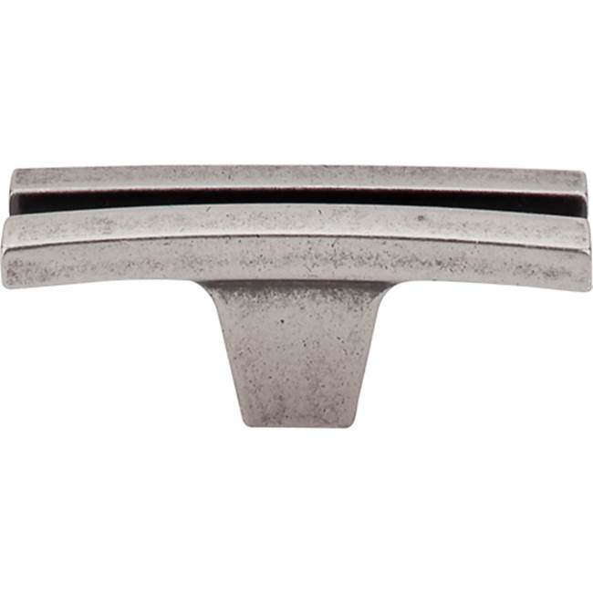 Top Knobs - Flared Knob 2 5/8 Inch Pewter Antique - Pewter Antique