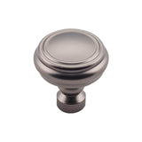 Top Knobs - Brixton Rimmed Knob 1 1/4 Inch Ash Gray - Ash Gray