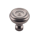 Top Knobs - Brixton Button Knob 1 1/4 Inch Ash Gray - Ash Gray