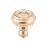 Top Knobs - Brixton Button Knob 1 1/4 Inch Honey Bronze - Honey Bronze