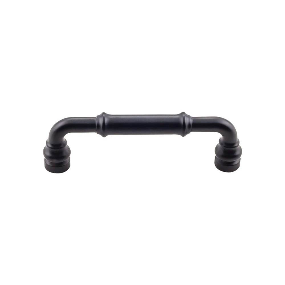 Top Knobs - Brixton Pull 3 3/4 Inch (c-c) Flat Black - Flat Black