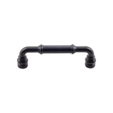 Top Knobs - Brixton Pull 3 3/4 Inch (c-c) Flat Black - Flat Black