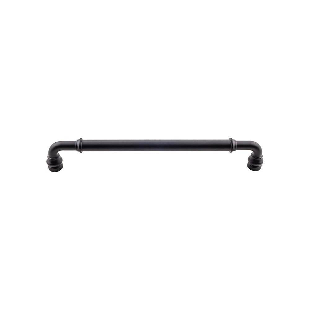 Top Knobs - Brixton Appliance Pull 12 Inch (c-c) Flat Black - Flat Black
