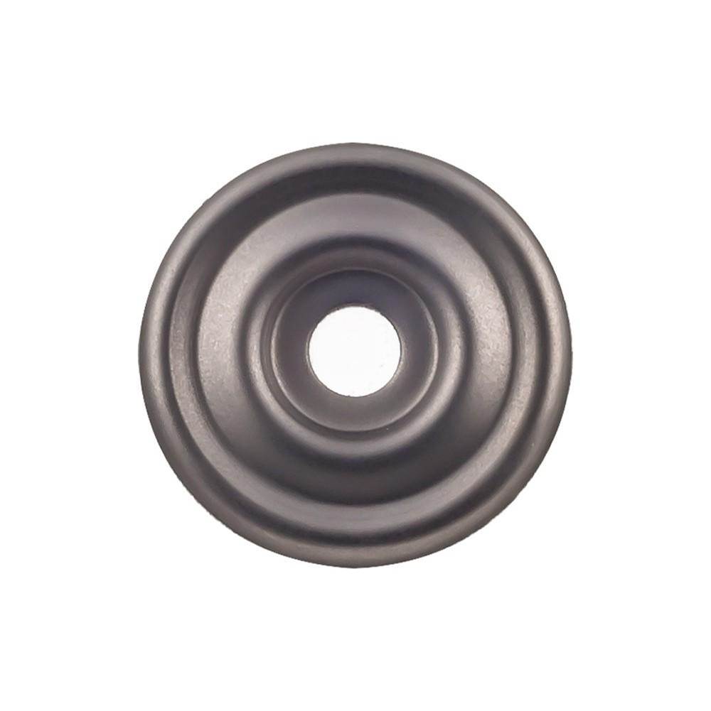 Top Knobs - Brixton Backplate 1 3/8 Inch Ash Gray - Ash Gray