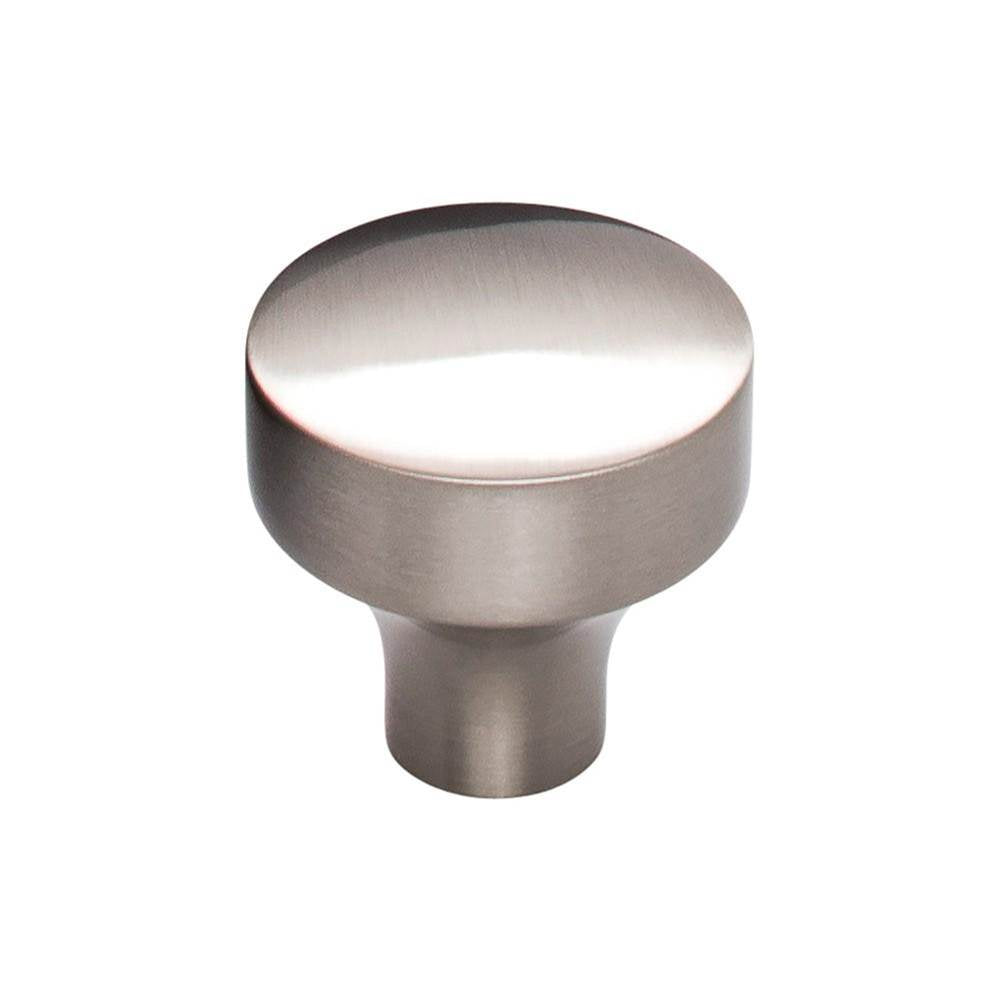 Top Knobs - Kinney Knob 1 1/8 Inch Brushed Satin Nickel - Brushed Satin Nickel