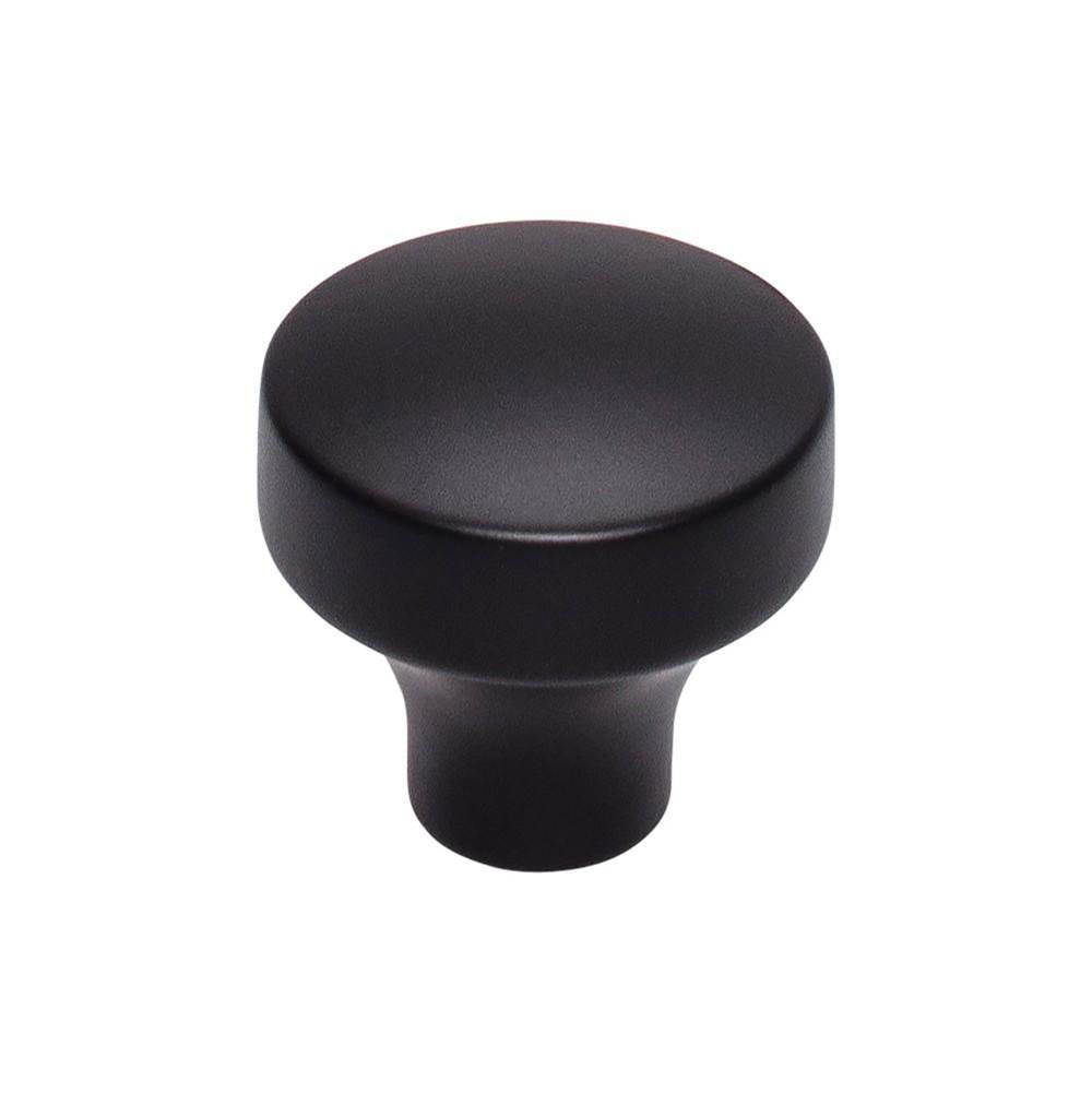Top Knobs - Kinney Knob 1 1/4 Inch Flat Black - Flat Black