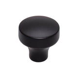 Top Knobs - Kinney Knob 1 1/4 Inch Flat Black - Flat Black