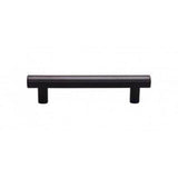 Top Knobs - Hillmont Pull 3 3/4 Inch (c-c) Flat Black - Flat Black