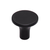 Top Knobs - Marion Knob 1 1/8 Inch Flat Black - Flat Black