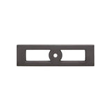 Top Knobs - Hollin Knob Backplate 3 3/4 Inch Ash Gray - Ash Gray