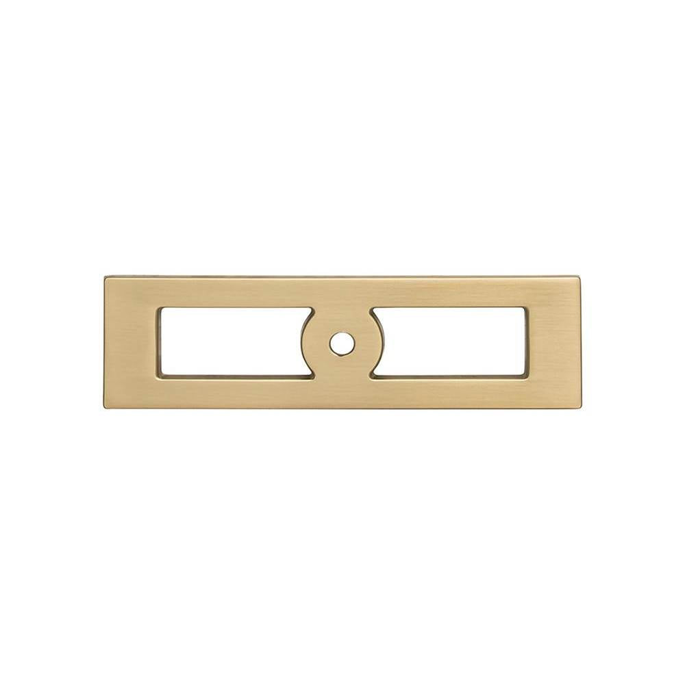 Top Knobs - Hollin Knob Backplate 3 3/4 Inch Honey Bronze - Honey Bronze
