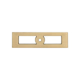 Top Knobs - Hollin Knob Backplate 3 3/4 Inch Honey Bronze - Honey Bronze