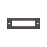 Top Knobs - Hollin Backplate 3 Inch Ash Gray - Ash Gray