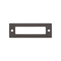 Top Knobs - Hollin Backplate 3 Inch Ash Gray - Ash Gray