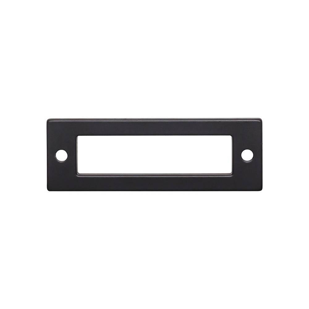 Top Knobs - Hollin Backplate 3 Inch Flat Black - Flat Black