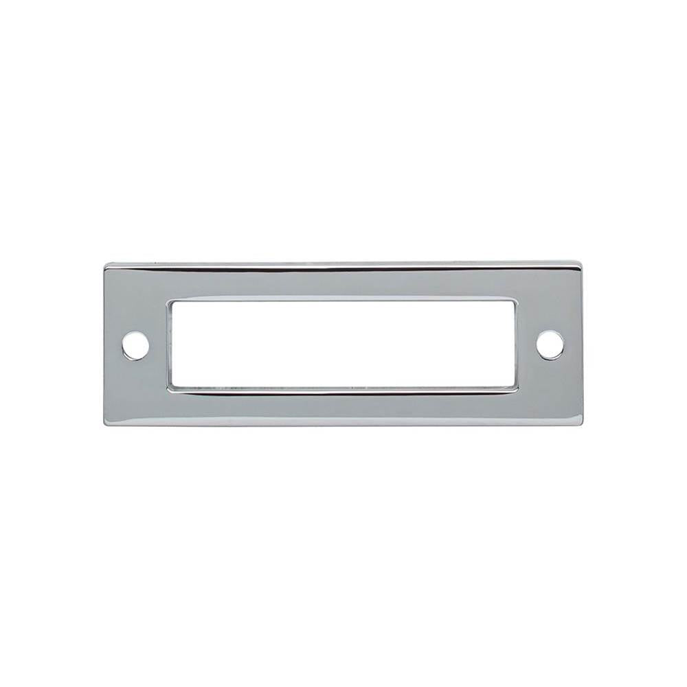 Top Knobs - Hollin Backplate 3 Inch Polished Chrome - Polished Chrome