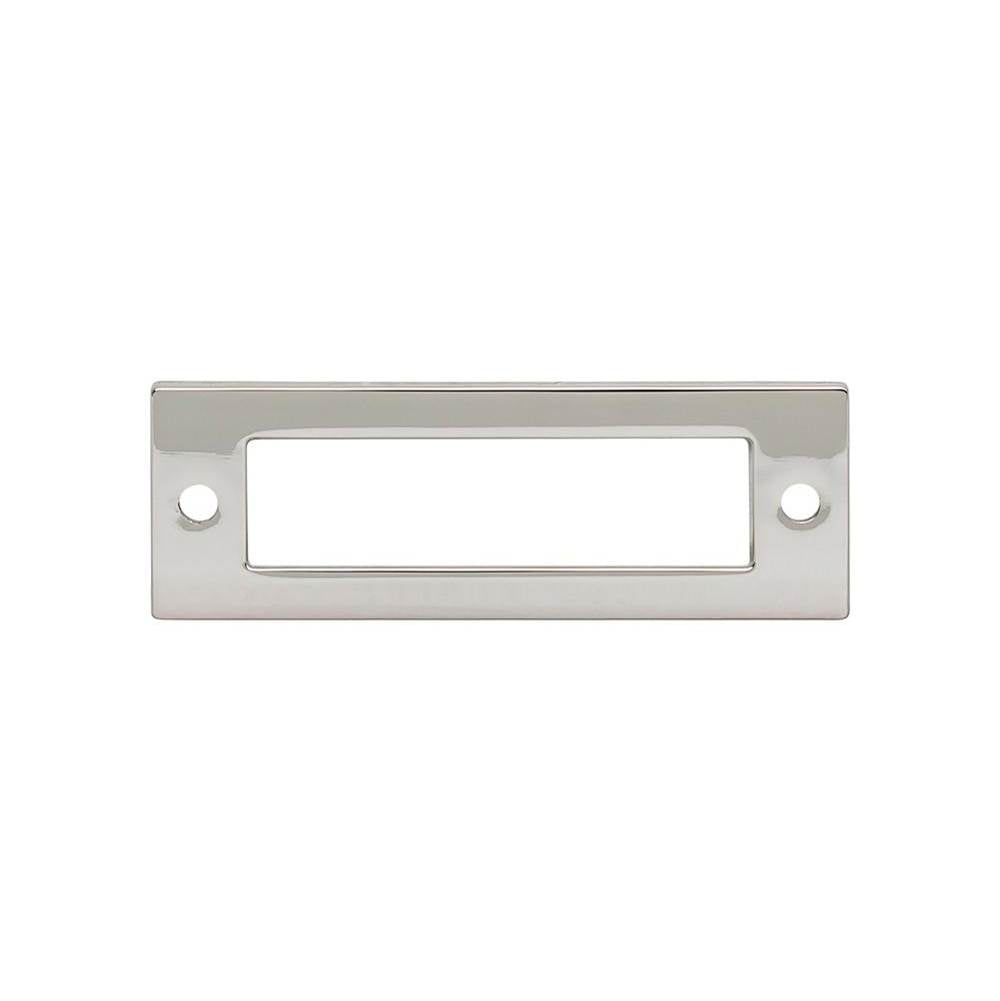 Top Knobs - Hollin Backplate 3 Inch Polished Nickel - Polished Nickel