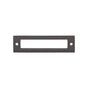Top Knobs - Hollin Backplate 3 3/4 Inch Ash Gray - Ash Gray