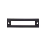 Top Knobs - Hollin Backplate 3 3/4 Inch Flat Black - Flat Black